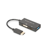 DisplayPort 3-in-1 adapter naar VGA + DVI + HDMI