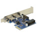 Delock USB 3.0 PCI Express kaart 2x USB 3.0 + 1x USB 3.0 intern