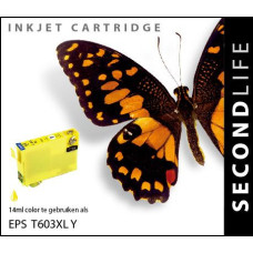 SecondLife compatible inktcartridge Epson 603XL geel