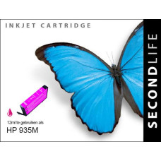 SecondLife compatible inktcartridge HP nr.935XL magenta (C2P25AE)