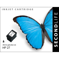SecondLife compatible inktcartridge HP nr.27 zwart (C8727A)