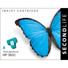 SecondLife compatible inktcartridge HP nr.363 cyaan (C8771EE)
