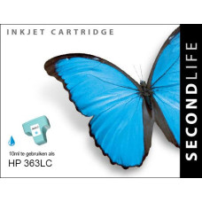 SecondLife compatible inktcartridge HP nr.363 licht-cyaan (C8774EE)