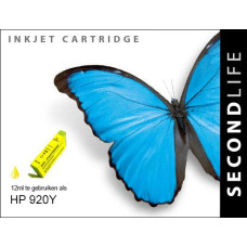 SecondLife compatible inktcartridge HP nr.920 geel (CD974AE)