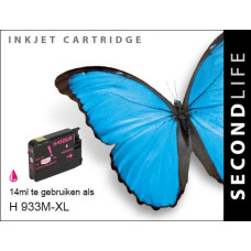 SecondLife compatible inktcartridge HP nr.933XL magenta (CN055AE)