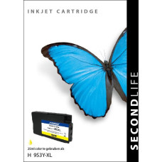 SecondLife compatible inktcartridge HP nr.953XL geel (F6U18AE)