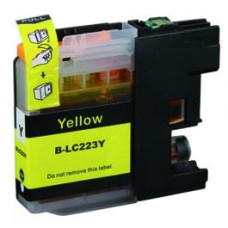 SecondLife compatible inktcartridge Brother LC-223Y geel