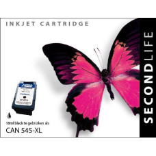 SecondLife compatible inktcartridge Canon PG-545XL zwart