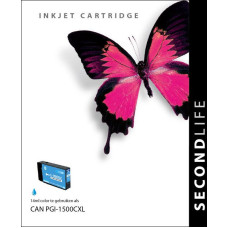 SecondLife compatible inktcartridge Canon PGi-1500XLC cyaan