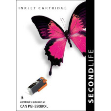 SecondLife compatible inktcartridge Canon PGi-550XLBK zwart
